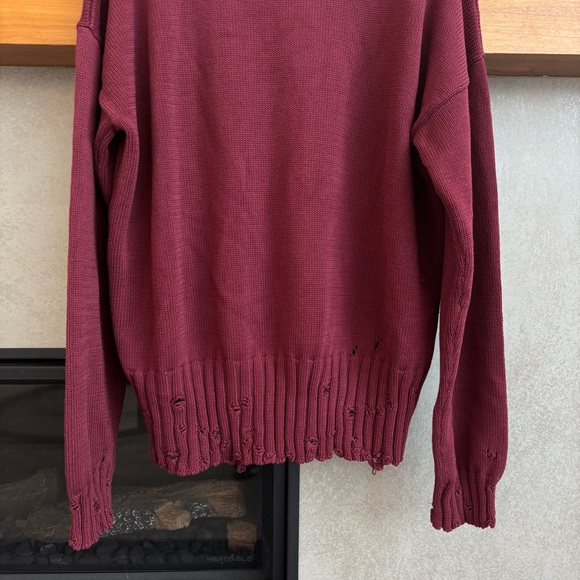 NWOT Marni Men’s Distressed Sweater, Size IT 50/ US L - Picture 15 of 16